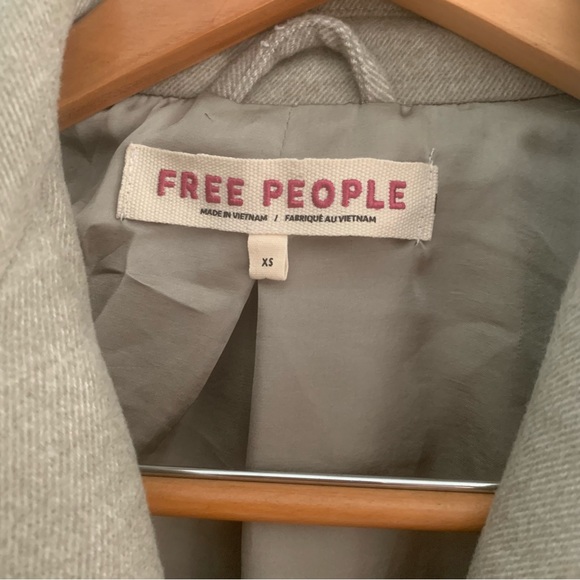 Free People Hanna Slouchy Oversized Double Breasted Coat size XS - Picture 12 of 13